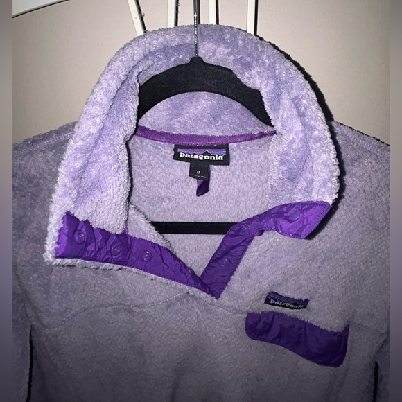 Patagonia Lavender 1/4 Snap-T Pullover/Jacket - Picture 3 of 8